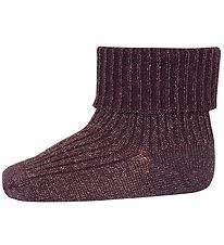 MP Strømper - Ida - Glitter - Dark Purple