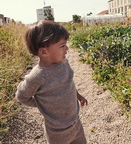 Copenhagen Colors Bluse - Natural Melange Copenhagen Colors Bluse - Natural Melange