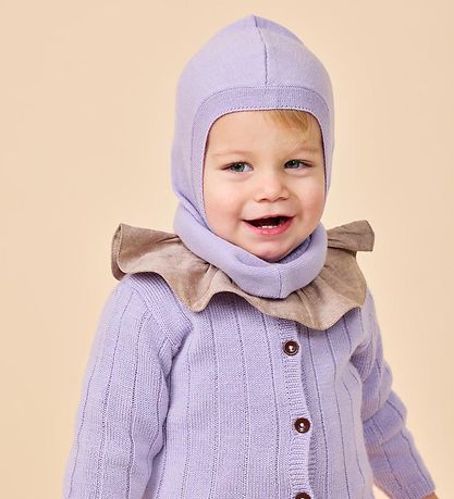 Copenhagen Colors Elefanthue - Strik - Uld - 1-lags - Lavender Copenhagen Colors Elefanthue - Strik - Uld - 1-lags - Lavender