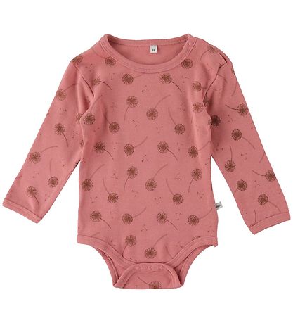 Pippi Baby Bodyer l/æ - 4-pak - Dusty Rose Pippi Baby Bodyer l/æ - 4-pak - Dusty Rose