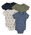 Pippi Baby Bodyer k/æ - 4-pak - Deep Lichen Green Pippi Baby Bodyer k/æ - 4-pak - Deep Lichen Green