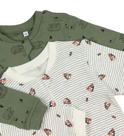 Pippi Baby Heldragter - Natdragter - 2-pak - Deep Lichen Green