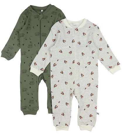 Pippi Baby Heldragter - Natdragter - 2-pak - Deep Lichen Green