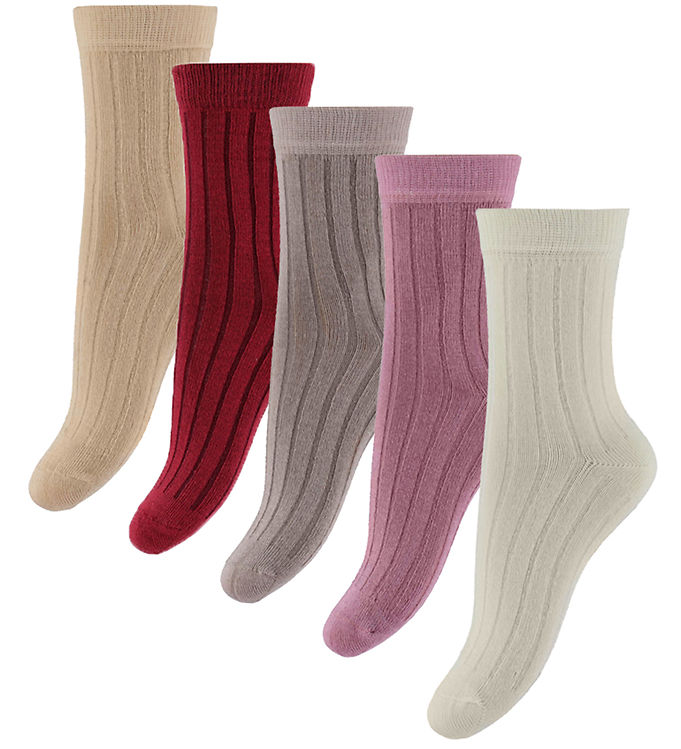 Minymo Strømper - 5-Pak - Orchid Haze