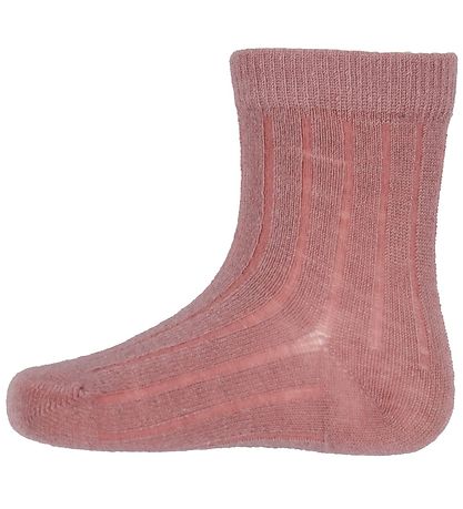 Minymo Strømper - Rib - 3-Pak - Orchid Haze