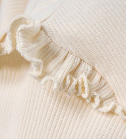 Minymo Blouse - Rib - Seedpearl
