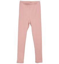 Minymo Leggings - Rib - Misty Rose Minymo Leggings - Rib - Misty Rose