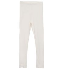 Minymo Leggings - Rib - Seedpearl Minymo Leggings - Rib - Seedpearl