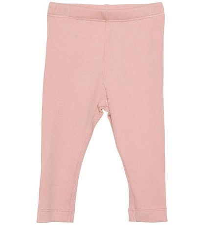 Minymo Leggings - Rib - Misty Rose Minymo Leggings - Rib - Misty Rose