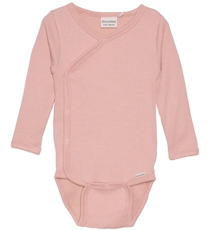 Minymo Slå-om Body l/æ - Rib - Misty Rose Minymo Slå-om Body l/æ - Rib - Misty Rose