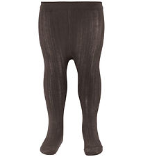 MP Strømpebukser - Rib - Dark Brown