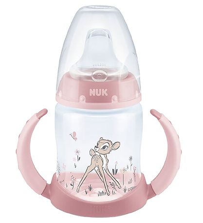 Nuk Drikkekop m. Håndtag og Tud - First Choice - 150ml - Bambi Nuk Drikkekop m. Håndtag og Tud - First Choice - 150ml - Bambi