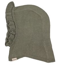 MarMar Elefanthue - Strikket - Anilla - 1-Lags - Uld - Light Mos MarMar Elefanthue - Strikket - Anilla - 1-Lags - Uld - Light Mos