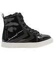 Hummel Boots - Strada Jr - Patent Leather - Black w. Glitter