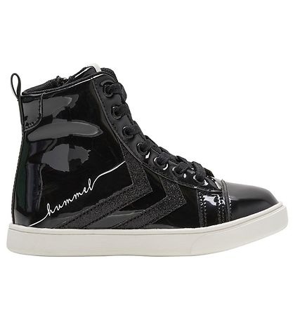 Hummel Boots - Strada Jr - Patent Leather - Black w. Glitter