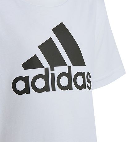 adidas Performance Stuttermabolur - LK BL CO - Hvítt/Svart