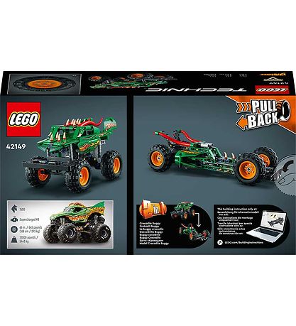 LEGO® Technic  - Monster Jam Dragon 42149 - 2-i-1 - 217 Dele LEGO® Technic  - Monster Jam Dragon 42149 - 2-i-1 - 217 Dele
