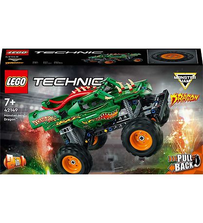 LEGO® Technic  - Monster Jam Dragon 42149 - 2-i-1 - 217 Dele LEGO® Technic  - Monster Jam Dragon 42149 - 2-i-1 - 217 Dele