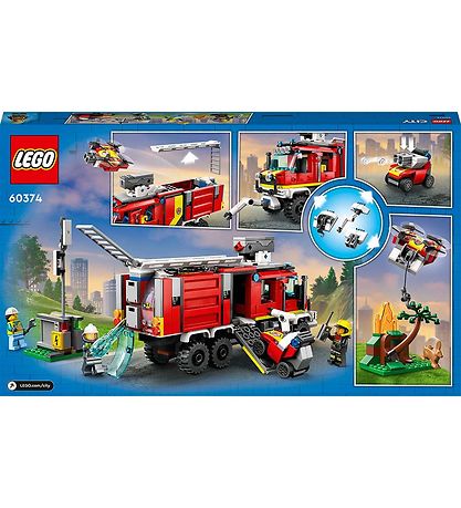 LEGO® City - Brandvæsnets Kommandovogn 60374 - 502 Dele LEGO® City - Brandvæsnets Kommandovogn 60374 - 502 Dele