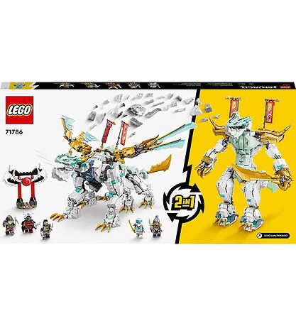 LEGO® Ninjago - Zanes Isdrage-væsen 71786 - 2-i-1 - 973 Dele LEGO® Ninjago - Zanes Isdrage-væsen 71786 - 2-i-1 - 973 Dele