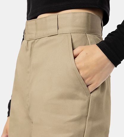 Dickies Bukser - Phoenix Cropped Rec - Khaki Dickies Bukser - Phoenix Cropped Rec - Khaki