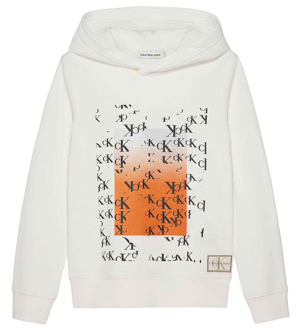 Sweat Capuche Calvin Klein - Nouveau graphique Placement - Bri - Calvin Klein - 8 ans 128 - Sweat Capuche 48€