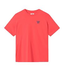 Wood Wood T-Shirt - Ace AA - Apple Red Wood Wood T-Shirt - Ace AA - Apple Red