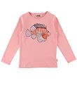 DYR Bluse - DYRRoar - Vintage Rose m. Dragefisk