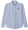 Wood Wood Skjorte - Tod Shirt - Blue Stripes