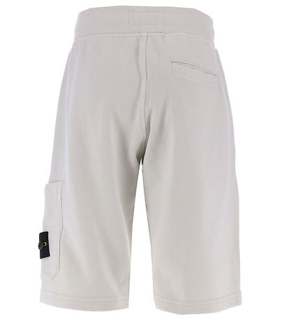 Stone Island Sweatshorts - Pearl Grey Stone Island Sweatshorts - Pearl Grey