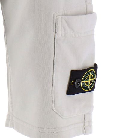 Stone Island Sweatshorts - Pearl Grey Stone Island Sweatshorts - Pearl Grey