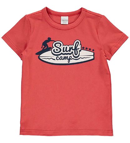 Freds World T-Shirt - Surf Camp - Cranberry Freds World T-Shirt - Surf Camp - Cranberry