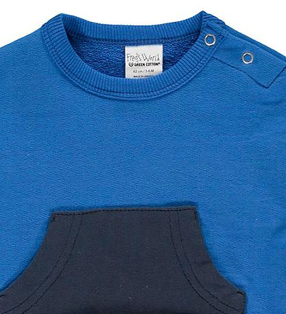 Freds World Sweatshirt - Baby - Sweat Block - Victoria Blue Freds World Sweatshirt - Baby - Sweat Block - Victoria Blue