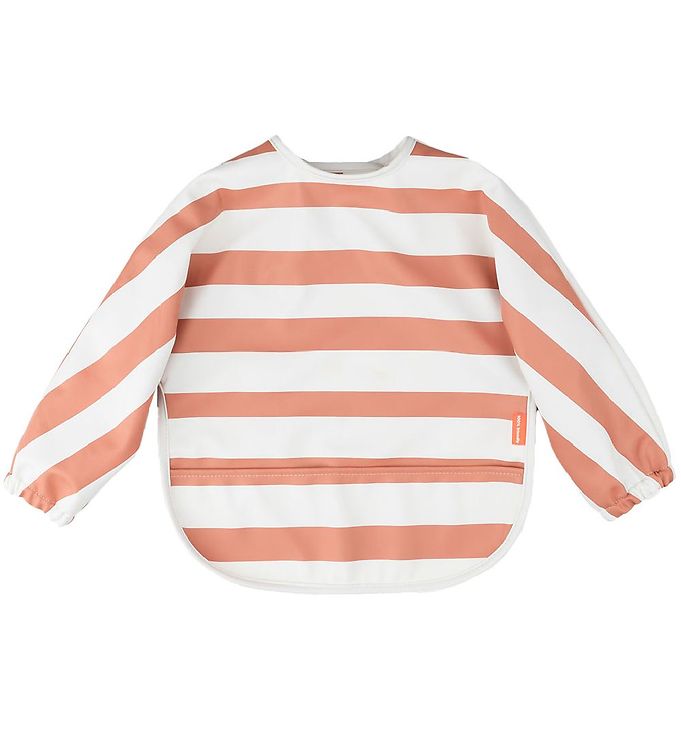 Done By Deer Hagesmæk m. Ærmer og Lomme - Stripes (Papaya)