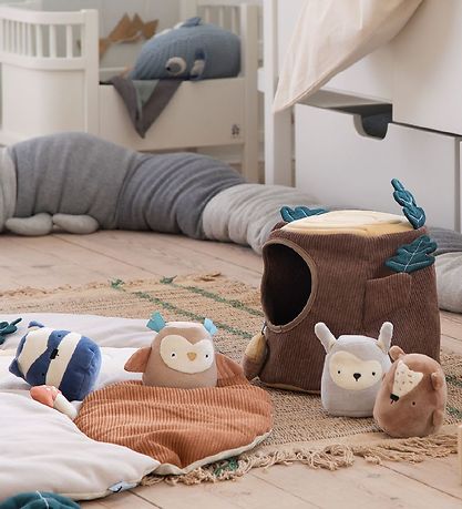 Sebra Aktivitetslegetøj - Gemmeleg - Træstub