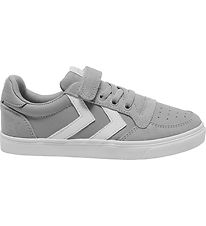 Hummel Sko - Slimmer Stadil Leather Low Jr. - Alloy Hummel Sko - Slimmer Stadil Leather Low Jr. - Alloy