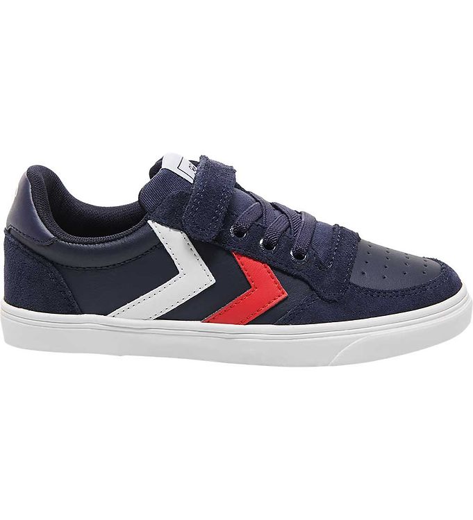 Hummel Slimmer Stadil Leather Low Jr. Sko - Peacoat