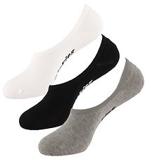 Dickies Footies - 3-pak - Invisible - Hvid-Sort-Grå Dickies Footies - 3-pak - Invisible - Hvid-Sort-Grå