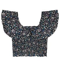 Designers Remix Top - Sandrine - Black Flower Print Designers Remix Top - Sandrine - Black Flower Print