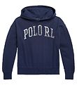 Polo Ralph Lauren Hættetrøje - Watch Hill - Navy m. Hvid Polo Ralph Lauren Hættetrøje - Watch Hill - Navy m. Hvid