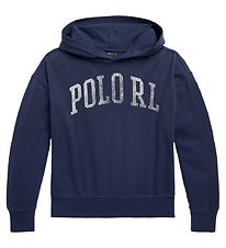 Polo Ralph Lauren Hættetrøje - Watch Hill - Navy m. Hvid Polo Ralph Lauren Hættetrøje - Watch Hill - Navy m. Hvid