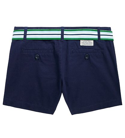 Polo Ralph Lauren Shorts - Watch Hill - Navy m. Bælte Polo Ralph Lauren Shorts - Watch Hill - Navy m. Bælte
