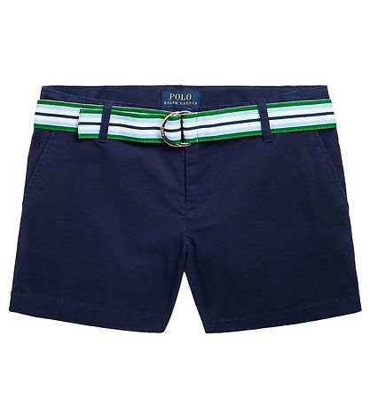 Polo Ralph Lauren Shorts - Watch Hill - Navy m. Bælte Polo Ralph Lauren Shorts - Watch Hill - Navy m. Bælte
