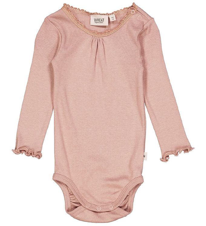 Wheat Body l/æ - Rib - Lace - Rose Dawn