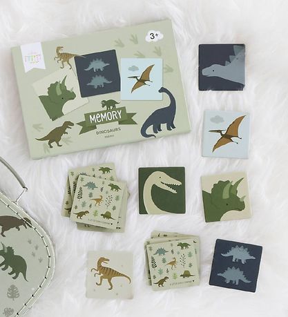 A Little Lovely Company Vendespil - 30 Brikker - Dinosaur A Little Lovely Company Vendespil - 30 Brikker - Dinosaur