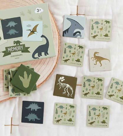 A Little Lovely Company Vendespil - 30 Brikker - Dinosaur A Little Lovely Company Vendespil - 30 Brikker - Dinosaur