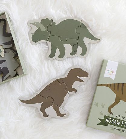 A Little Lovely Company Jigsaw Puzzle - 5-I-1 - Dinosaur