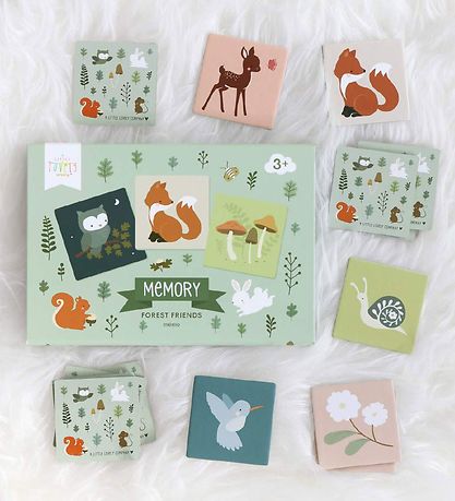 A Little Lovely Company Vendespil - 30 Brikker - Forest Friends A Little Lovely Company Vendespil - 30 Brikker - Forest Friends