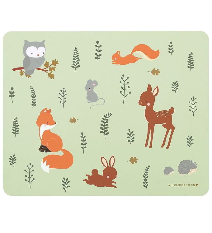 A Little Lovely Company Dækkeserviet - Forest Friends