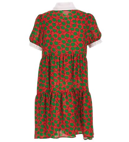 Moschino Kjole - Rød/Grøn m. Bær
